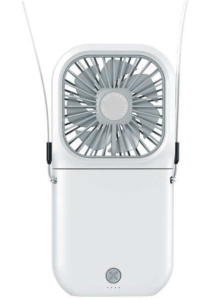 Asma Boyun Hayranları Mini Taşınabilir Katlanır USB Küçük Fan Sessiz Güç Bankası Taşınabilir El Masaüstü Çok Işlevli Ücret Fan (Yurt Dışından)