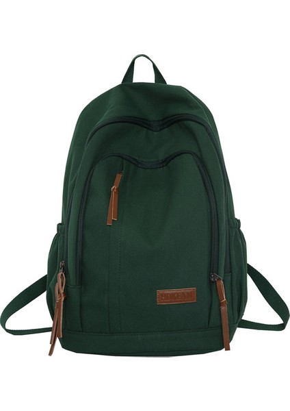 Erkekler Kadın Naylon Kitap Çantası Dizüstü Bilgisayar Seyahat Öğrenci Sırt Çantası Moda (Yurt Dışından)