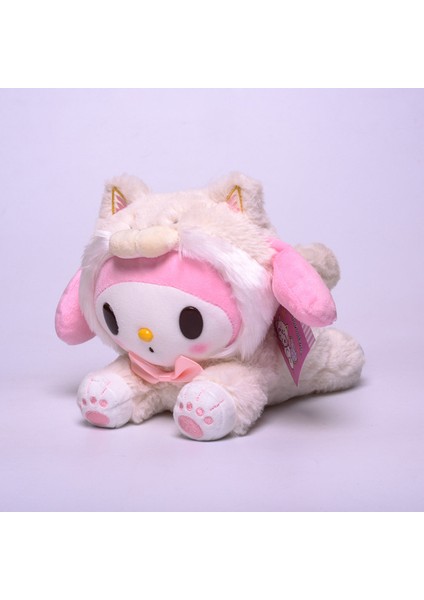 23CM Karikatür Dolgulu Hayvan Kuromi Benim Melody Tarçın Rulosu Peluş Anime Kawaii Sevimli Yumuşak Peluş Oyuncak Hediye (Yurt Dışından)
