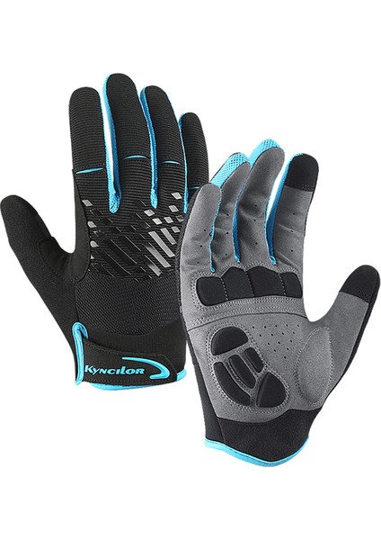 Ilkbahar Sonbahar Erkekler Kadınlar Bisiklet Eldivenleri Tam Parmak Mtb Yol Bisikleti Bisiklet Eldivenleri Dokunmatik Ekran Nefes Sbr Yastıklı Bisiklet Eldivenleri (Yurt Dışından)