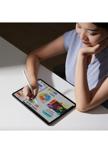 Apple Ipad 6, 7, 8, 9 Stylus Dokunmatik Tablet Kalemi,aktif VERSIYON,125MAH Şarjlı Yedek Uçlu