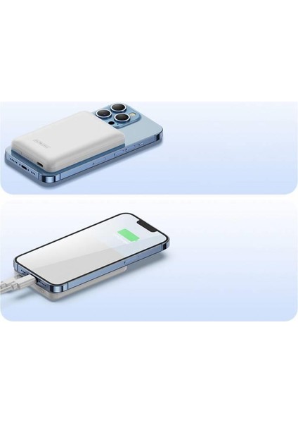 Polham 20W 5000MAH Magsafe Iphone 13, 13 Pro, 13 Pro Max Powerbank, Ultra Ince Magsafe Powerbank