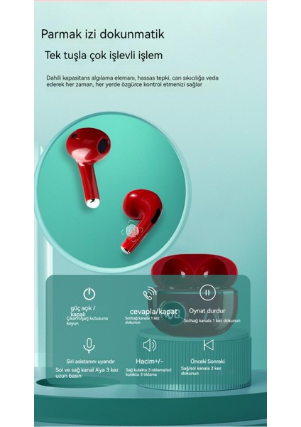 Oloey5 Renk Isteğe Bağlı Güç Göstergesi Bluetooth 5.0 Stereo Kablosuz Spor Kulaklığı (Yurt Dışından) modelleri