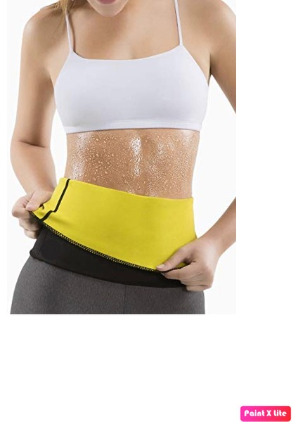 l Termal Sauna Korse Hot Shapers Bel Göbek Terletici Yağ Yakma Kemeri + 500 gr Lut Gölü Tuzu Hediye
