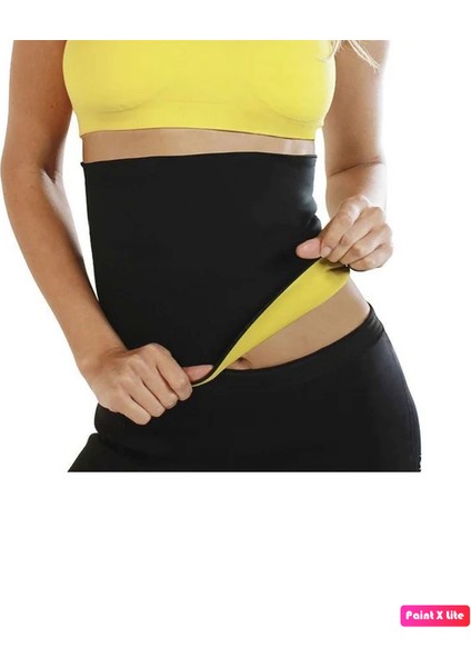l Termal Sauna Korse Hot Shapers Bel Göbek Terletici Yağ Yakma Kemeri + 500 gr Lut Gölü Tuzu Hediye