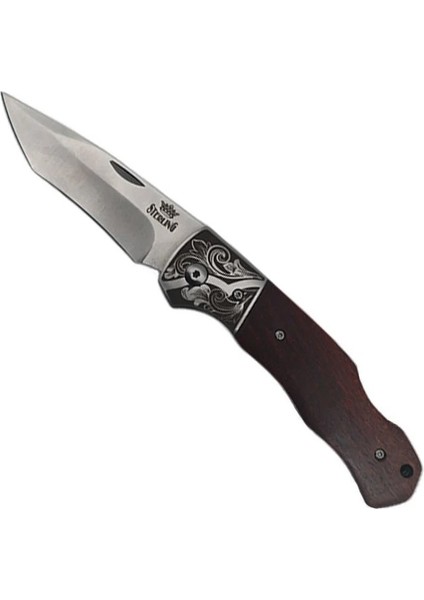 Sterlıng 11 cm Lock Back Kahverengi Çakı S1005