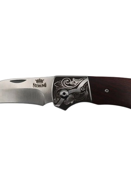 Sterlıng 11 cm Lock Back Kahverengi Çakı S1005