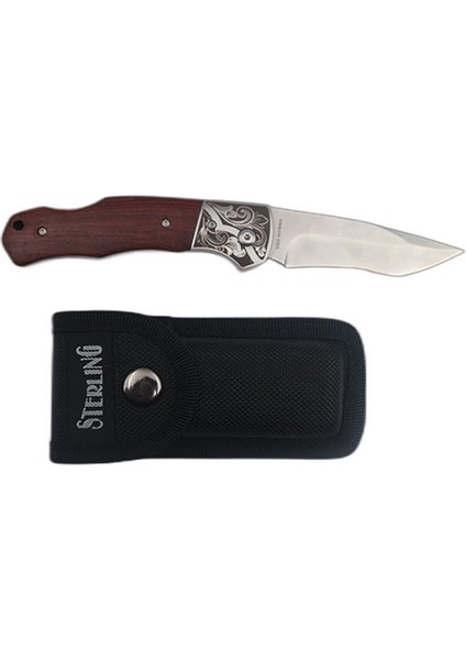 Sterlıng 11 cm Lock Back Kahverengi Çakı S1005