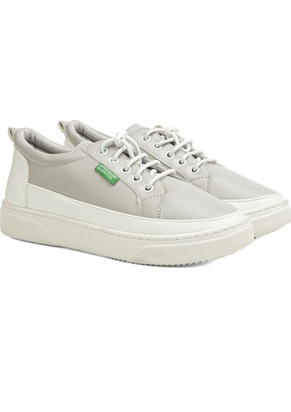 Benetton® | BN-30366 - 3441 Gri - Kadın Spor Ayakkabı