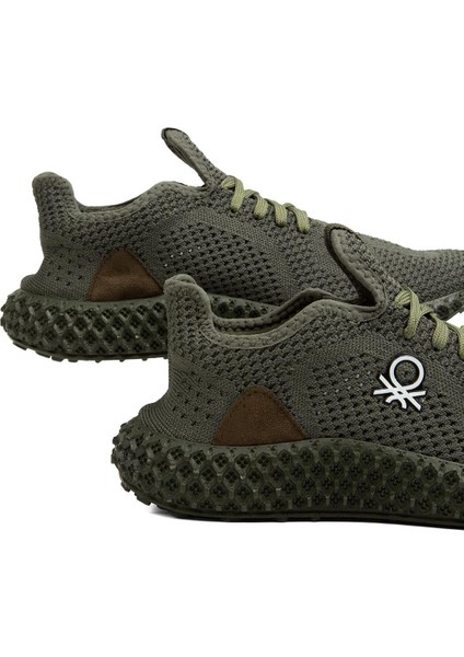Benetton® | BN-30008 - 3482 Haki - Erkek Spor Ayakkabı