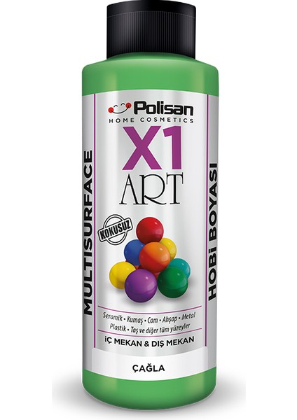 X1 Art Multisurface Hobi Boyası Çağla120 ml