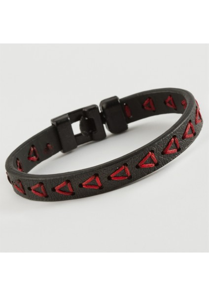 Üçgen Suni Deri Bileklik
