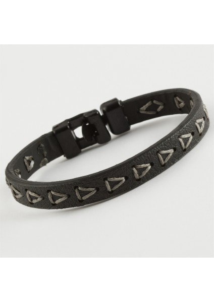 Üçgen Suni Deri Bileklik