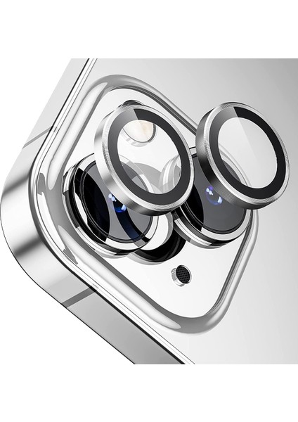 Buff iPhone 14 / 14 Plus Camera Metal Lens Protector Silver