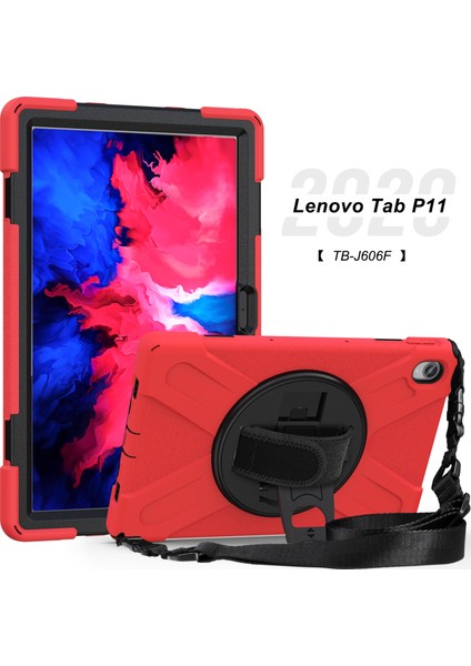 Lenovo Için P11 TB-J606F Şok Geçirmez Silikon+Pc Kılıfı (Yurt Dışından) fiyatları