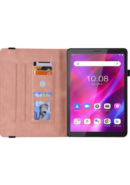 Lenovo Için Çiçek Pu Kılıf M7 3. Gen (Yurt Dışından) indirimleri