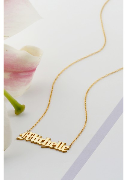 Kadın 925 Ayar Gümüş Isim Kolye fiyatları