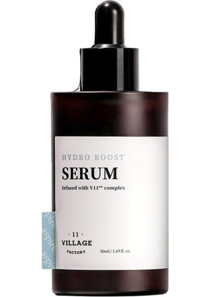 11 Factory Hydro Boost Serum 50 ml – Hyalüronik Asit & Jojoba Vegan Serum