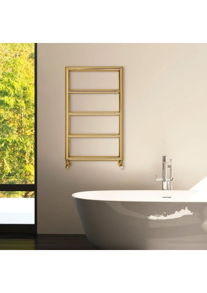 800 Mm x 500 Mm Trendy Parlak Brass Altın Gold Havlupan