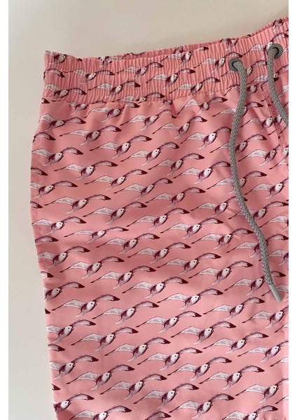 845 Erkek Somon Desenli Deniz Şortu fiyatları