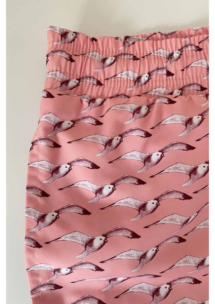 845 Erkek Somon Desenli Deniz Şortu modelleri