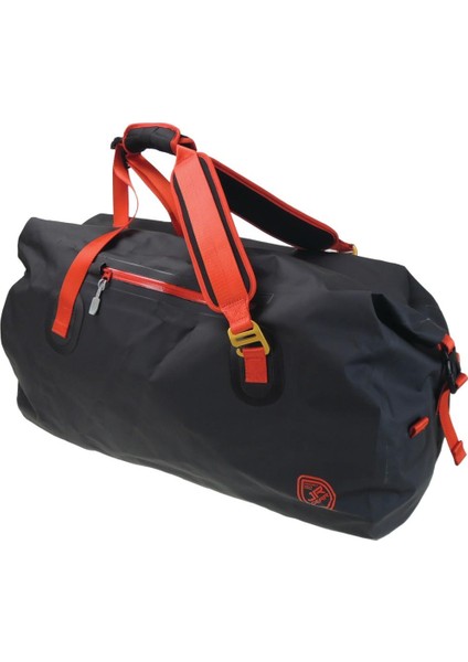 Roll Top Vinyl Duffel Su Geçirmez Spor Çanta 30 Litre-Siyah