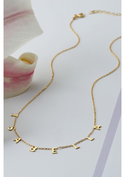 Kadın 925 Ayar Gümüş İsim Kolye modelleri