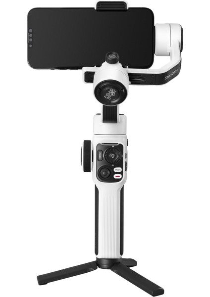 Smooth-5s Combo Beyaz Akıllı Telefon Görüntü Sabitleyici Gimbal