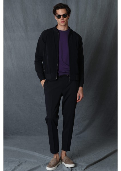 Glen Jogger Pantolon Slim Fit Lacivert