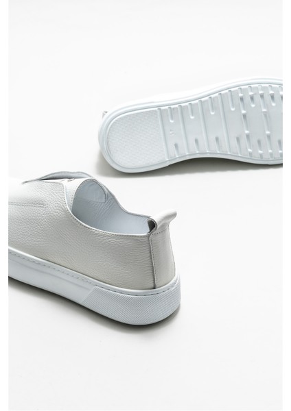 Beyaz Deri Erkek Günlük Ayakkabı fırsatları