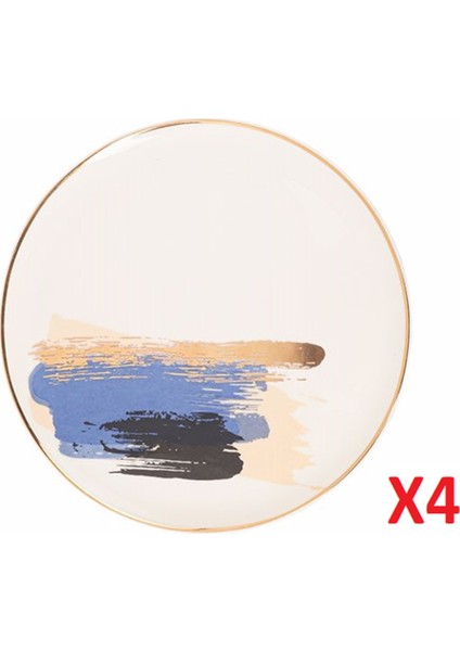 Dash Düz Pasta Tabağı 21CM 4'lü 04ALM007902