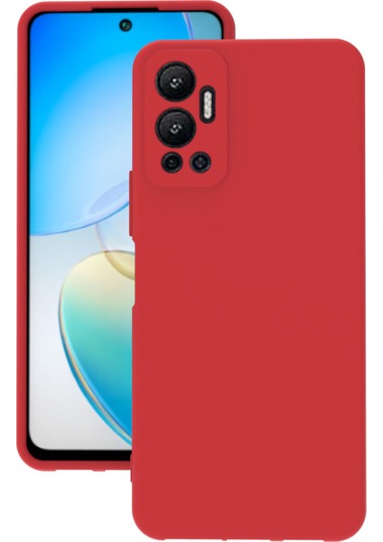 Infinix Hot 12 Kılıf Kamera Korumalı Silikon Rubber Arka Kapak