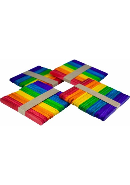 1000 Adet Ahşap Renkli Dar Dil Çubuğu Abeslang Çubuğu Dar modelleri