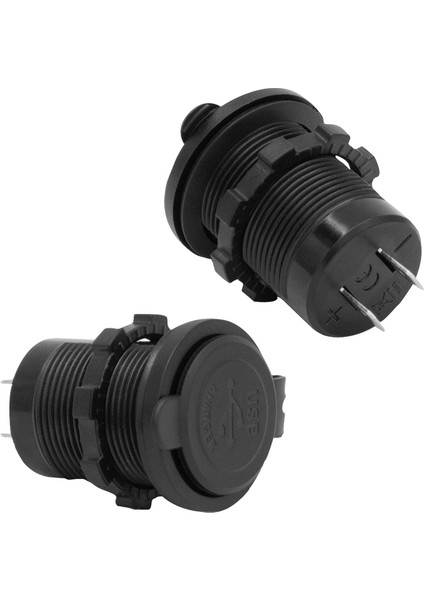 IC-266C Pano Tipi USB 8-32V Giris 5V 1A / 5V 2.1A Cıkıs Kulaksız 30MM USB
