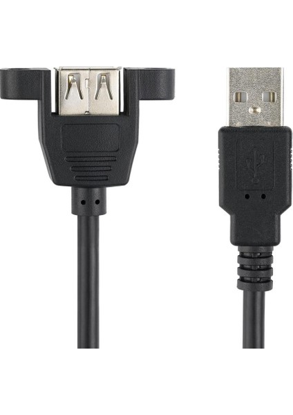 0.30 cm USB 2.0 Dişi Erkek Panel Montaj Uzatma Kablosu USB Panel Tipi Kablo