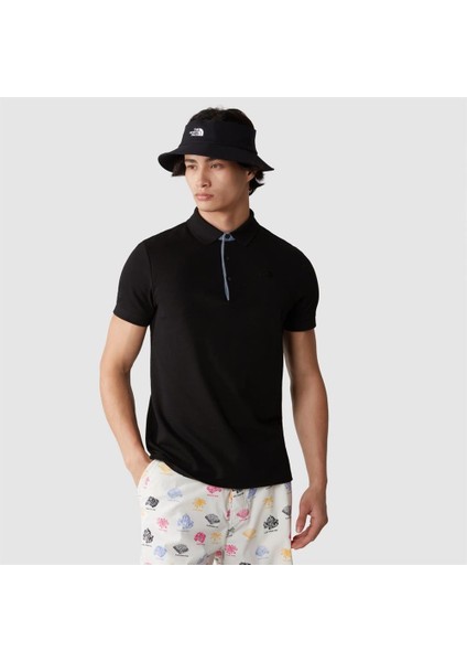 M Premıum Polo Pıquet-Eu Siyah Erkek T-Shirt NF00CEV4JK31