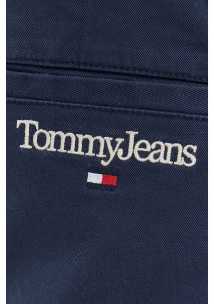 Tommy Jeans Organik Pamuklu Normal Bel Slim Fit Düz Paça Pantolon Erkek Pantolon DM0DM15969 C87