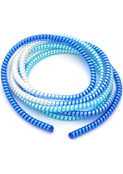Şarj Aleti Kablosu Kablo Kordon Koruyucu Spiral Sarma Kılıf Koruma Laser Frost Nova 160CM