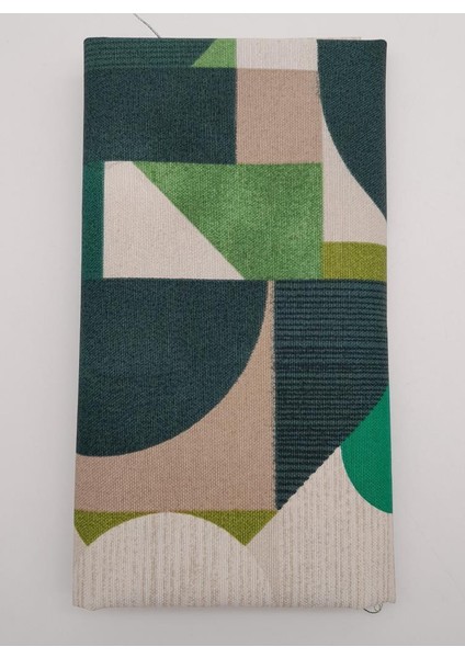 90X50 cm Duck Astarlık Kumaş Geometrik Desen No:09