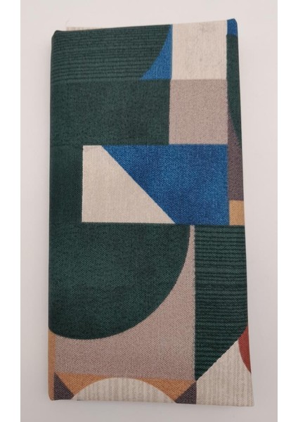 90X50 cm Duck Astarlık Kumaş Geometrik Desen No:11
