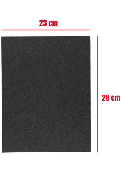 Su Zımparası 180 Kum 23X28 cm Yumuşak Kağıt Tabaka Sulu Kuru Zımpara 5 Adet