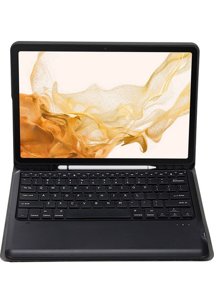 Samsung Galaxy Tab S8+ Için Klavye+Kılıf Mavi (Yurt Dışından)