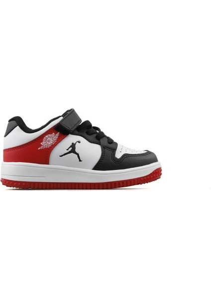 Haykat Beyaz Kırmızı Kısa Sneakers Erkek Çocuk Spor Ayakkabı