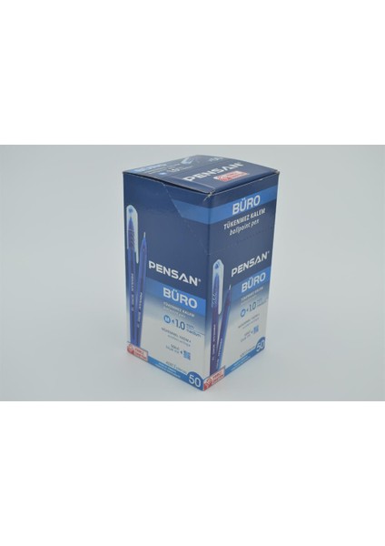 Büro Tükenmez Kalem 1.0 mm Mavi 50'li