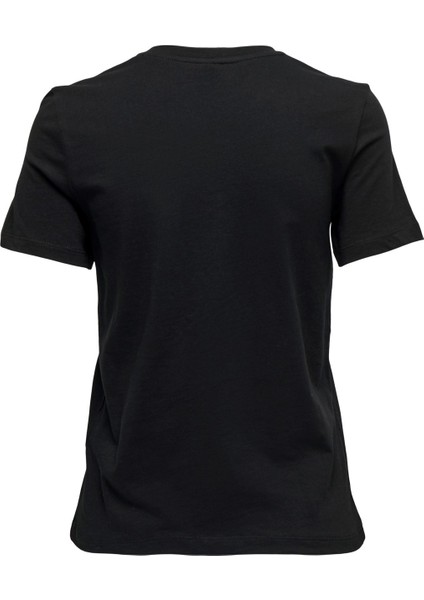 15286657 Only Onlkıta Reg S/s Wıngs Top Box Jrs Kadın T-Shirt Black/dreamer fiyatları