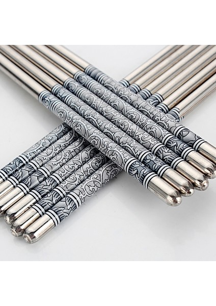Mutfak Gereçleri 304 Paslanmaz Çelik Chopstick Yemek Çubuğu