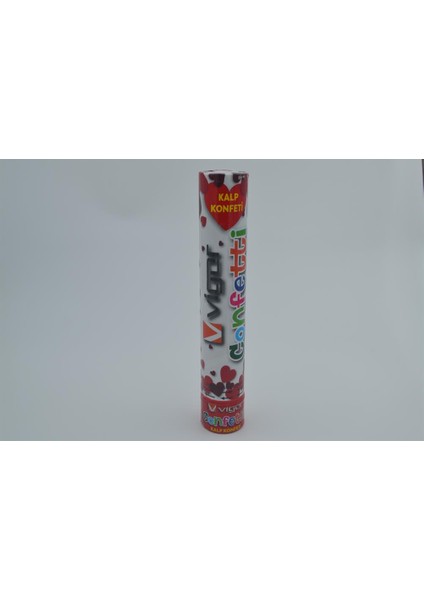 30 cm Konfeti Kalpli