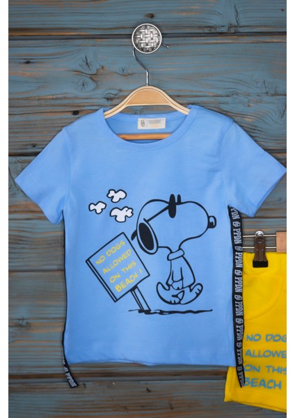 Vişne Bebe Snoopy Baskılı Bebek Ikili Takım10