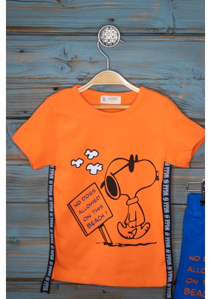 Vişne Bebe Snoopy Baskılı Bebek Ikili Takım10