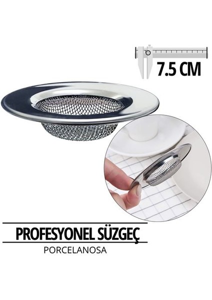 Profesyonel 7.5 cm Çap Lavabo Süzgeci 718173